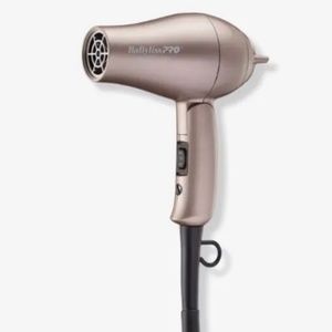 Babyliss Pro Nano Titanium Hair Dryer Rose Gold Foldable Compact Travel New